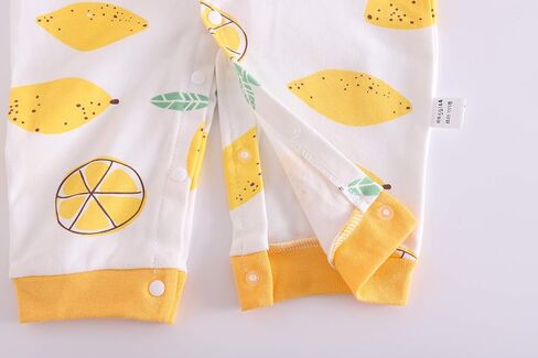 Newborn Infant Baby Boys Girls Bodysuit Jumpsuits with Button Long Sleeve Cotton Rompers Overall in Kuwait