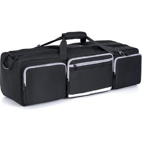 Tripod Bag Heavy Duty Tripod Carrying Case With Padded Divider Light Stand Bag Dual Zipper Tripod Case For Tripods、Monopods, Speaker Stands, Gear, Mic Stand, Tent Pole