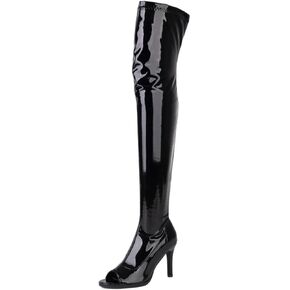 Roimaash Women Fashion Peep Toe Boots