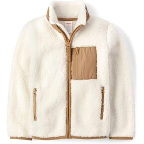 Gymboree Baby Girls' and Toddler Sherpa Full Zip Jacket
