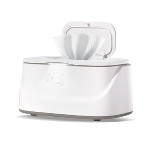 Baby Wipe Warmer, Large Capacity Diaper Wipe Warmer, Fast and Even Heating Wet Wipes Dispenser with 3 Heating Modes, Night Light and Stainless Steel Top Heating