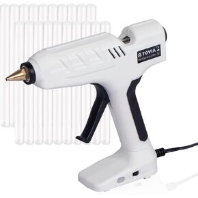 طقم مسدس غراء ساخن عالي درجة الحرارة مع التبديل ، T Tovia بالحجم الكامل 120 واط ، مدفع غراء ذوبان ثقيل مع 20 مساءً عصي الغراء الصافية لحرف DIY ، والزينة ، والإصلاحات السريعة ، والهدايا in Kuwait