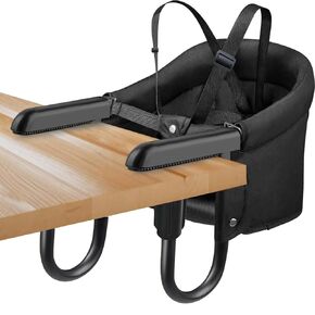 Hook On Chair,Portable Baby Feeding Seat Attached to Table,Clip on High Chair with Fold-Flat Storage Bag,Easy Clean Fast Table Chair for Home and Travel,Tight Fixing and Anti Drop Toddler High Chair.