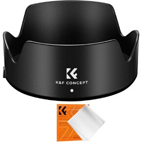 K&F Concept Lens Lens Hood لـ Canon RF 24-105mm F4-7.1 IS STM ، EF-S 18-135mm f/3.5-5.6 هي عدسة USM ، ومسببة للانعكاس على استبدال عدسة الكاميرا من غطاء Canon EW-73D ، ومرشحات وعدسة 67 ملم. كاب