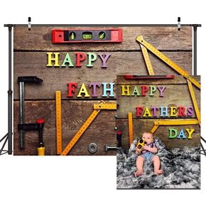 CYLYH 7x5ft Father's Day Photography Backdrop Portrait Photography Backdrops Family Photography Background Props for Studio D169