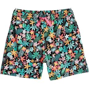 Chubbies Little Kids Classic Swim Trunks Shorts (12-18 Months, The Lil Blooms)