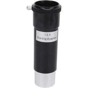 1.5X Barlow Lens, 1.25 inch Optical Glass Barlow Lens with Fixation Screw, Astronomical Telescope Barlow Lens for 1.25inch Eyepiece