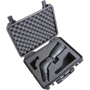 Case Club Case fits Vortex Optics Diamondback HD 20-60x85mm Angled Spotting Scope in Pre-Cut Waterproof Case