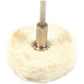 Forney 60204 Cotton Buffing Wheel, 1-1/2-Inch-by-1/8-Inch Shaft