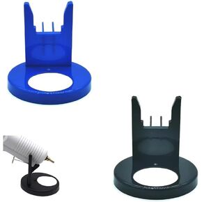 2 Pack Hot Glue Gun Holder Stand Organizer with Non-Stick Pad Universal Handy Table Top Support Storage Base for Mini Hot Melt Glue Guns Kit Crafts DIY Arts Home Quick Repairs