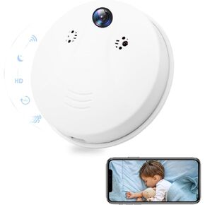 Hidden Camera Detector HD 1080P Video-Only Nanny Camera with Night Vision Motion Detection Remote View WiFi Security Camera for Home Wireless Video Recorder for Indoor Security
