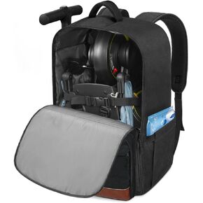 ORKELS Stroller Travel Bag for Doona Liki Trike S3 & S5 - Folding Toddler Tricycle Storage Backpack with Inner Buckle Fix Strap, Portable Baby Trike Travel Case (Black)