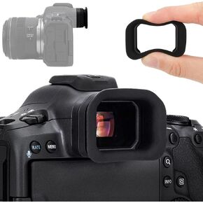 EOS R6 Mark II R6 R5 R5C Eyecup Eyepiece，Soft Silicon Extended Camera Eye Cup Viewfinder Special Designed for Canon EOS R6 Mark II R6 R5 R5C R5 C Full-Frame Mirrorless Camera