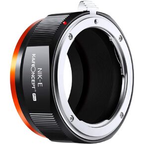 K & F Concept Lens Mount Adapter متوافق مع Nikon AI Nikkor F Mount Lens إلى Nex Mount Camera لـ Sony A6000 A6400 A7II A5100 A7 A7RIII
