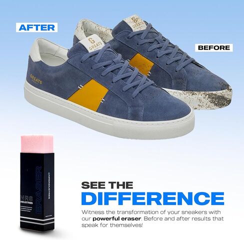 Essential Suede And Nubuck Eraser, Instant Sneaker Shoe Cleaner in Saudi Arabia