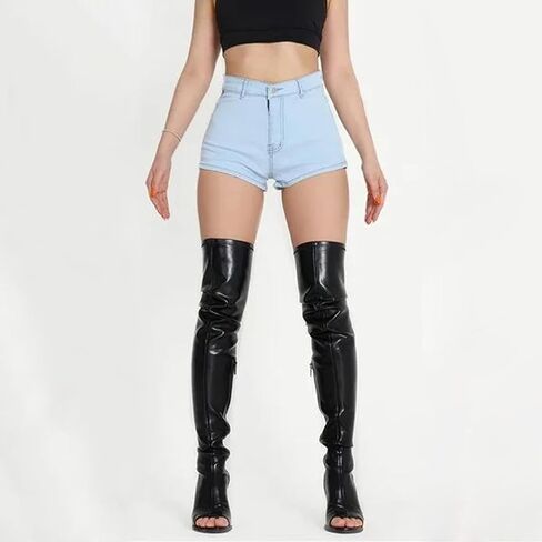 Roimaash Women Fashion Peep Toe Boots in Saudi Arabia