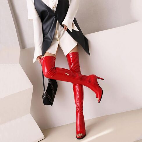 Roimaash Women Fashion Peep Toe Boots in Saudi Arabia