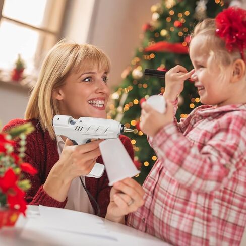 طقم مسدس غراء ساخن عالي درجة الحرارة مع التبديل ، T Tovia بالحجم الكامل 120 واط ، مدفع غراء ذوبان ثقيل مع 20 مساءً عصي الغراء الصافية لحرف DIY ، والزينة ، والإصلاحات السريعة ، والهدايا in Kuwait