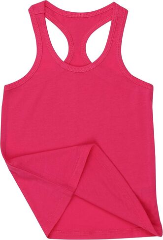ToBeInStyle Infants Boys Girls Sheer Jersey Racer Back Tank in Kuwait