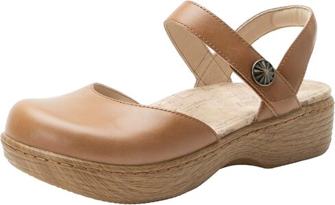 Alegria Women's Opal Leather Shoes with Slingback Open Back Sandals in Saudi Arabia