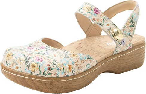 Alegria Women's Opal Leather Shoes with Slingback Open Back Sandals in Saudi Arabia