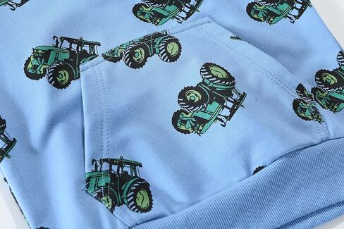 Hood Hand Kids Dinosaur Hoodies للأولاد Monster Truck Pullover Toddler Tractor Sweatshirt Sweatshirt القمصان النشطة 2-7 سنة in Kuwait