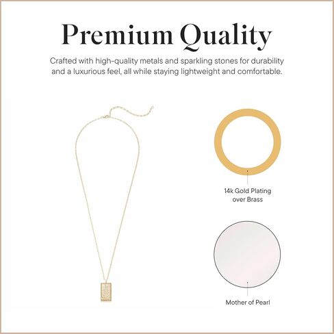 عقد بقلادة على شكل بطاقة التارو من Rocksbox - قلادة سلسلة ذهبية للنساء - طلاء ذهب عيار 14 قيراط - مجوهرات عالية الجودة - 20 بوصة مع موسع in Kuwait