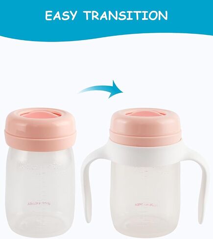 Baby Bottle Handles for Spectra Bottles, Ergonomic Bottles Holder for Newborn, 4 Count in Saudi Arabia