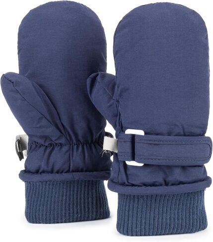 Kids Waterproof Ski Snow Mittens - Winter Warm Fleece Gloves for Boys Girls Cold Weather (for 4-8 years) in Kuwait