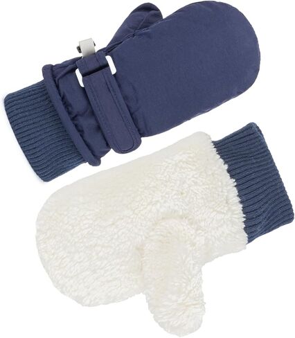 Kids Waterproof Ski Snow Mittens - Winter Warm Fleece Gloves for Boys Girls Cold Weather (for 4-8 years) in Kuwait