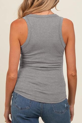 UNCLECAT Women's Maternity Tank Tops Summer V-Neck Sleeveless Pregnancy Clothes Casual Basic Shirt in Saudi Arabia