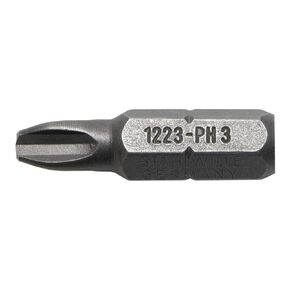 Stahlwille 08030004 1234 5/16" Phillips Screwdriver Bit - PH Size 4, 32mm Length, Extra Hard, for Hardened and Threaded Screws, Tempered and Hardened, Made in Germany