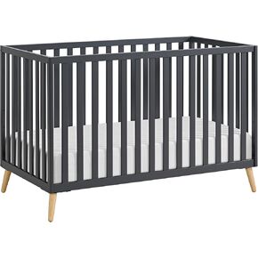 Oxford Baby Cozy Nest Convertible Island Crib, Snow White/Natural