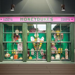 Honeydukes Shop Baby Shower Portrait Background Photo Studio Props Photophone（7x5ft）