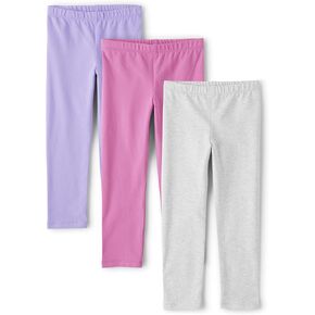 The Children's Place Baby Girl's and Toddler Leggings, French Rose Floral 3-Pack, 18-24 Months