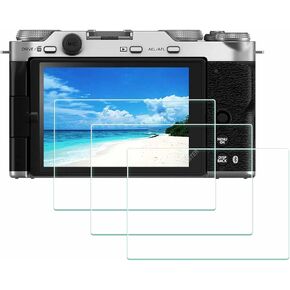 Screen Protector for Fujifilm X-M5 Fuji XM5 Camera, Tempered Glass 0.3mm 9H Hardness Anti-Scrach Anti-Fingerprint Anti-Bubble Anti-Dust [3Pack]