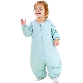 RESTCLOUD Baby Sleep Bag with Feet Winter, Wearable Blanket with Legs, Sack for Toddler Thicken 2.5 TOG