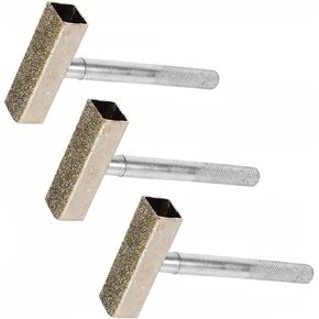 Diamond Grinding Wheel Dresser Head with Handle for Abrasive Deburring Sharpener Stone Grinder Tool