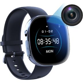 32GB Hidden Camera Watch 1080p with Playback,HD1080P Hidden Camera with Time Display,Nanny Camera,Mini Cam