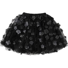 1-12Y Baby Girl Tutu Skirt Toddler Flower Tulle Skirts Little Girls Short Skirt Kid Holiday Birthday Outfits