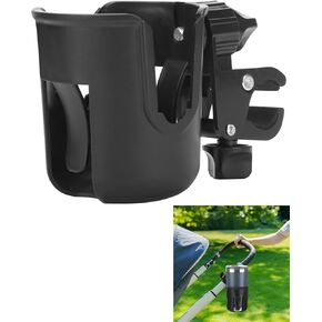 Cup Holder for Joolz Stroller, Essential Accessory for Your Stroller, Easy to Adjust, Fits Most Cups, Black