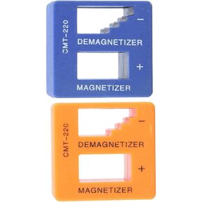 2 In 1 Magnetizer Demagnetizer Tool Set 2pcs Quick Magnetization & Demagnetization Tool Purpose Magnetic for Screwdriver Drill Bits