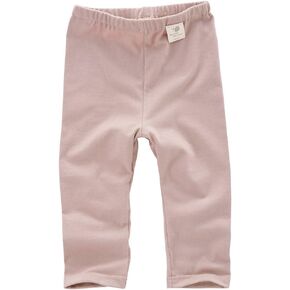 Pink/White Leggings Pants Baby Certified Organic Cotton (24m, Indian Pink)