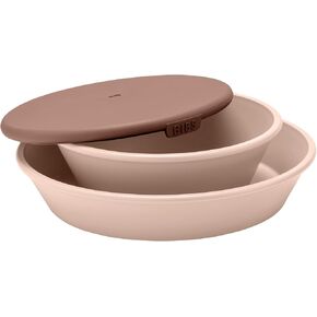 BIBS Dinner plate Set, Blush/Woodchuck