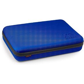 Large Capxule, GoPro Case with Pre-Cut Foam Inlays, Fits All GoPro Housings, GoPro Accessories, GoPro 3, GoPro 3+, GoPro Case 4 (Blue)