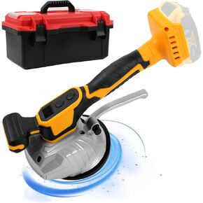 Tile Vibration Leveling Machine for DeWalt 20V Max Battery, Cordless Portable Tile Vibrator Tool with 8 Adjustable Speed & Suction Cup & Digital Display & Lock Design for Floor Wall Tile(Tool Only)
