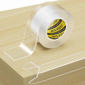 Clear Edge Protector Strip, 0.8in x 16.4FT, Sharp Edge Wrap Cover Tape, Self Adhesive Protective Bumper Guards for Cabinet Door Desk Glass Table Bed Furniture, Kitchen Countertop, Waterproof
