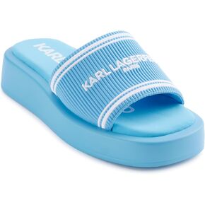 KARL LAGERFELD Women's Cushioned Insole Everyday Ohare-Platform Slide Sandal