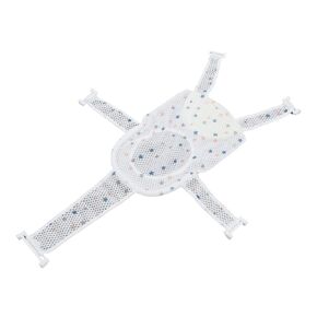 Bath Seat Support Net, Breathable Mesh Baby Tub Net Five Corner NonSlip Safe Use for Baby Bath (Star)