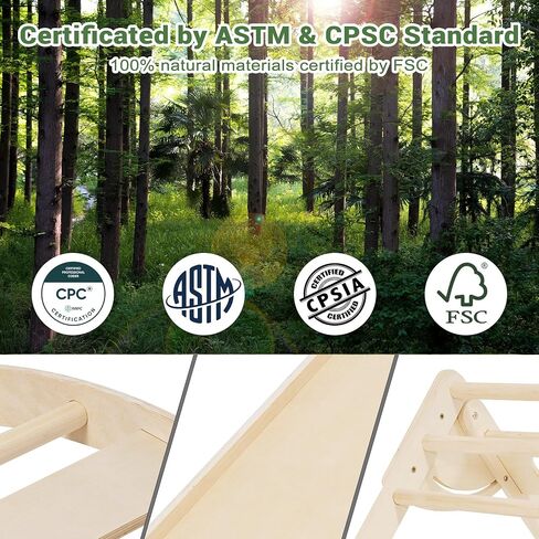 Foldable Toddler Climbing Toys Indoor Jungle Gym, Pikler Triangle Set with Cushion, Slide, Arch and Triangle Canvas, 8-in-1 Montessori Climbing Set(1.5-8yrs) in Saudi Arabia